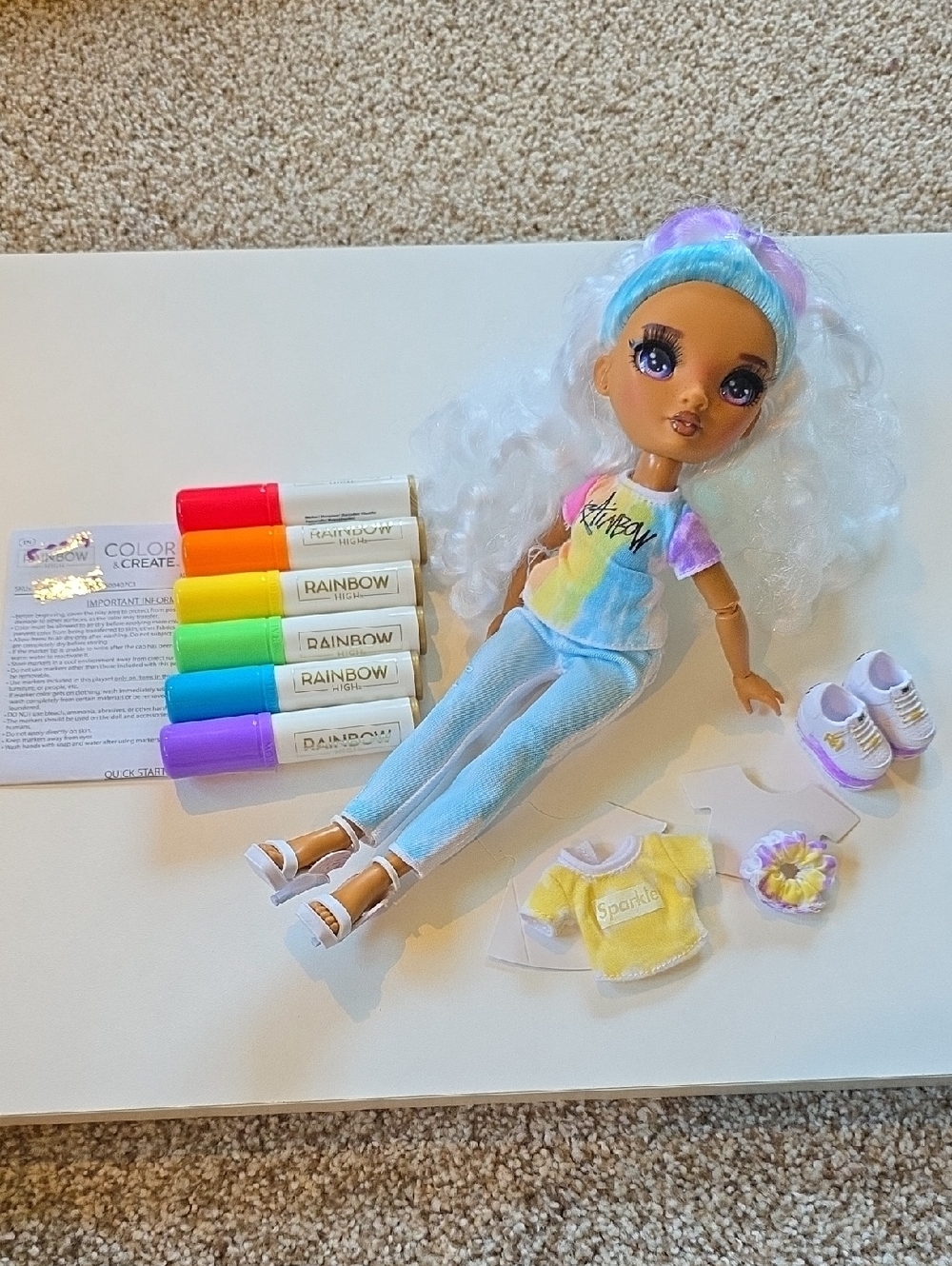 Rainbow High Color and Create DIY Fashion Doll